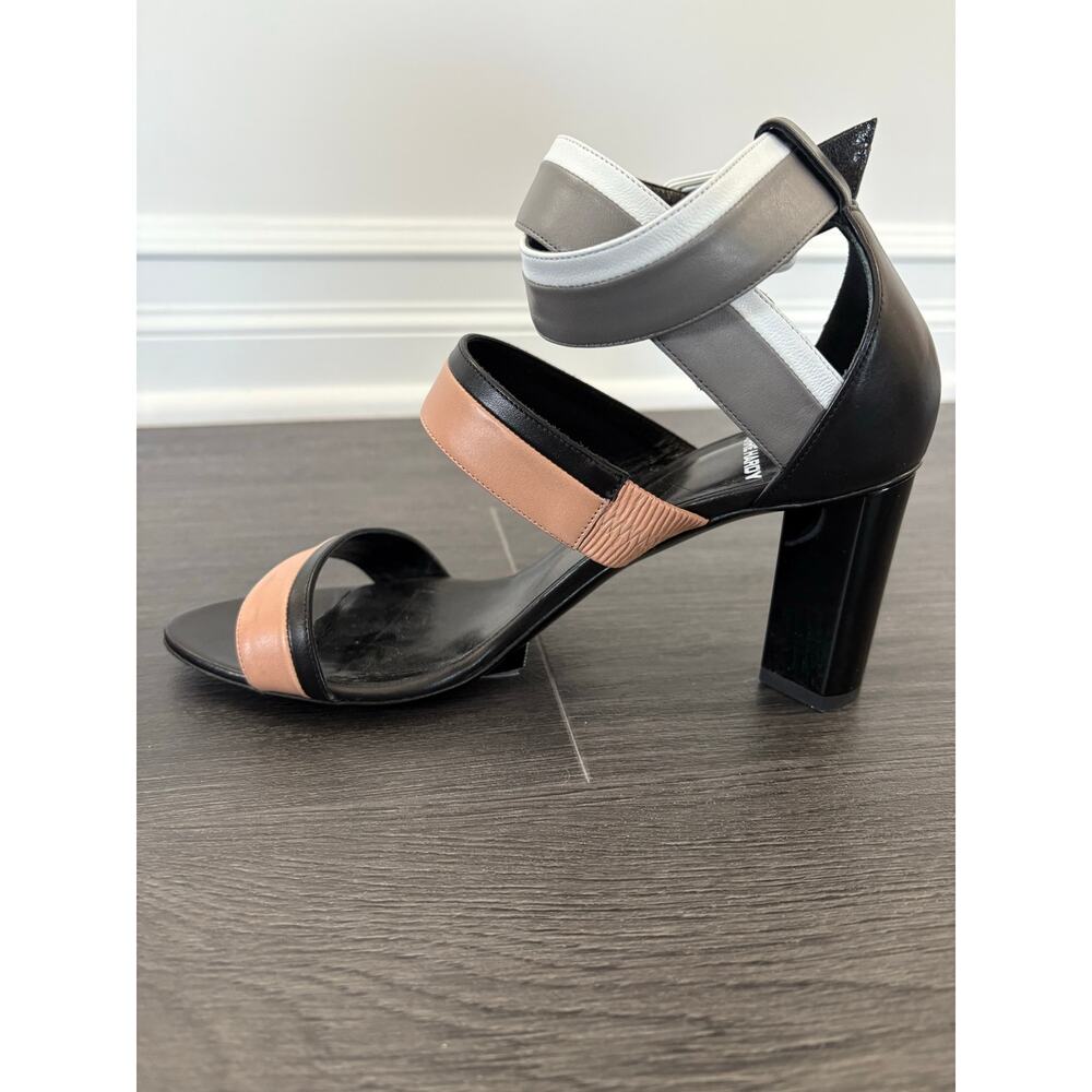 Pierre Hardy Black Leather Heels Size 38 - Picture 5 of 9